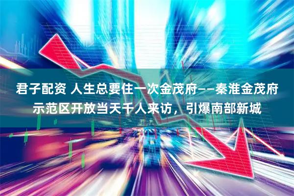 君子配资 人生总要住一次金茂府——秦淮金茂府示范区开放当天千人来访，引爆南部新城